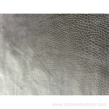 suede leather coated fabric for lady's outwear